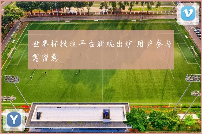 世界杯投注平台新规出炉 用户参与需留意