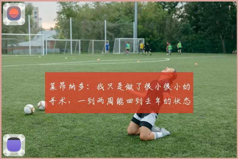 莱昂纳多：我只是做了很小很小的手术，一到两周能回到去年的状态