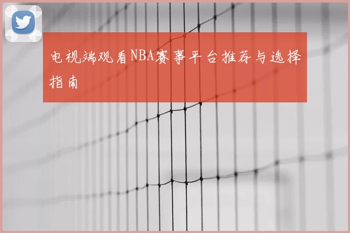 电视端观看NBA赛事平台推荐与选择指南