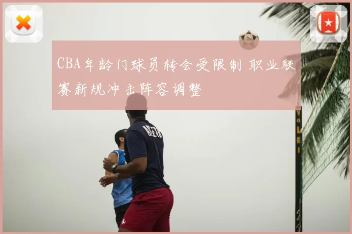 CBA年龄门球员转会受限制 职业联赛新规冲击阵容调整